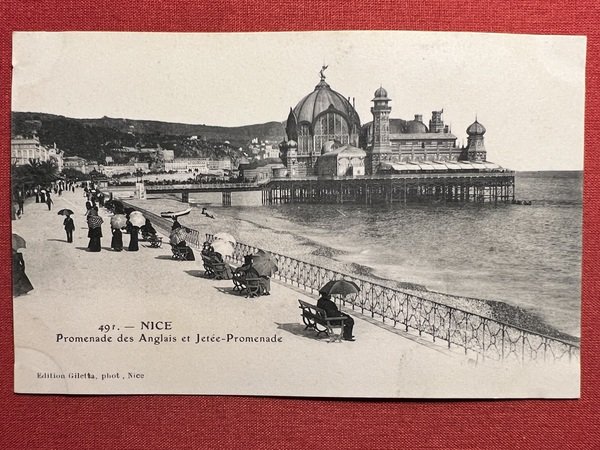 Cartolina - Francia - Nice - Promenade des Anglais et …