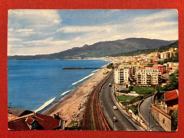 Cartolina - Pegli - Il Lungomare - 1960 ca.