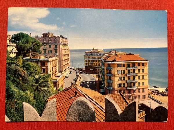 Cartolina - Pegli - Via Pegli - 1965 ca.