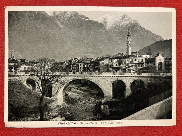 Cartolina - Chiavenna ( Sondrio ) - Santa Maria - …