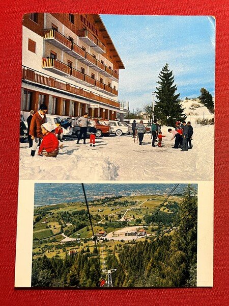 Cartolina - Hotel Olivier - Nevegal ( Belluno ) - …