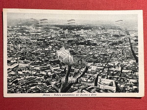 Cartolina - Milano - Veduta Panoramica del Duomo e Città …