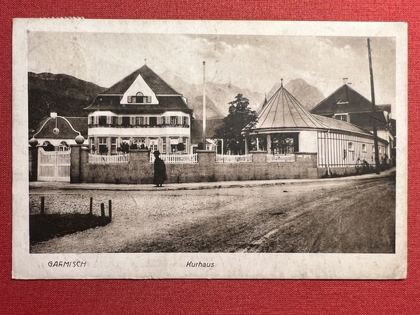 Cartolina - Germania - Garmisch - Kurhaus - 1920