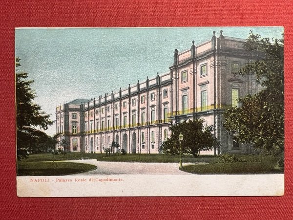Cartolina - Napoli - Palazzo Reale di capodimonte - 1915 …
