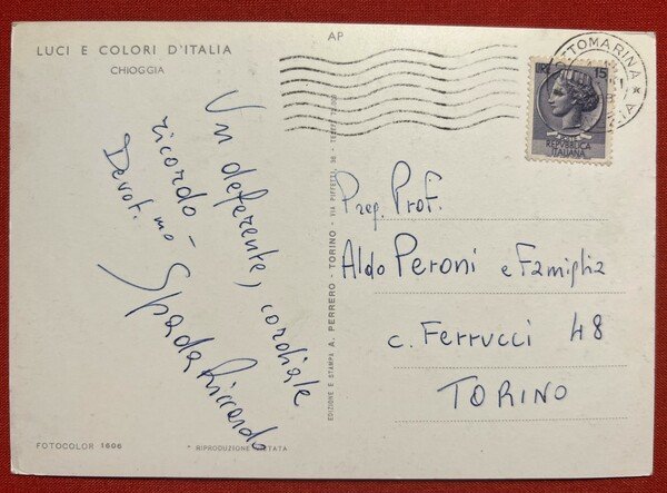 Cartolina - Luci e Colori d'Italia - Chioggia - 1969 | Immagine Gallery 2