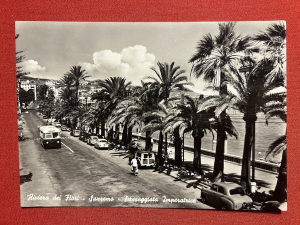 Cartolina - Riviera dei Fiori - Sanremo - Passeggiata Imperatrice … | Immagine principale