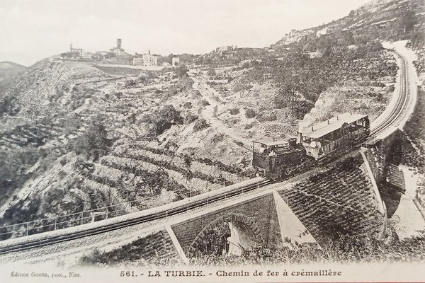 Cartolina - France - La Turbie - Chemin de fer …