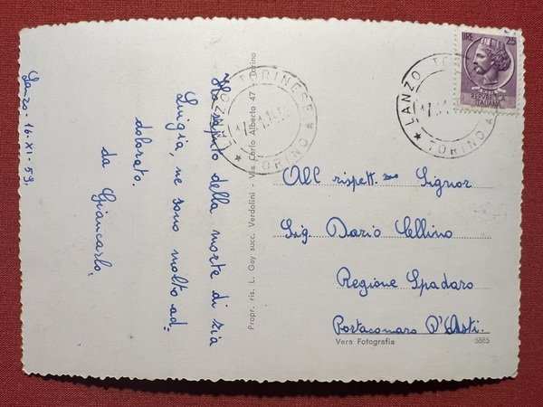 Cartolina - Lanzo Torinese - Istituto Albert e Collegio Don …