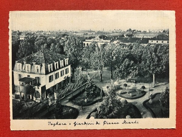 Cartolina - Voghera - Giardini di Piazza Meardi - 1935 …