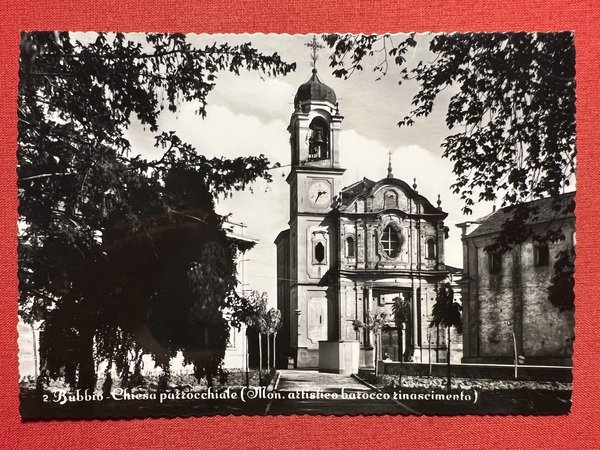 Cartolina - Bubbio - Chiesa Parrocchiale - 1960 ca.