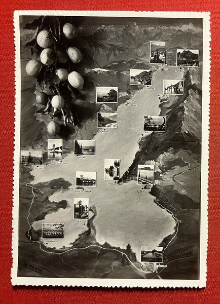 Cartolina - Lago di Garda - Panorama - 1950 ca.