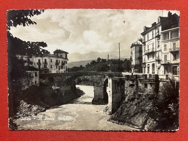 Cartolina - Ivrea - Il Ponte Vecchio - 1950 ca.