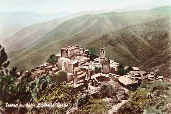 Cartolina - Triora - L'Antica Borgo - 1957