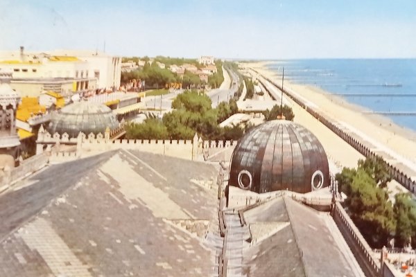 Cartolina - Venezia Lido - Veduta Panoramica della Spiaggia - …