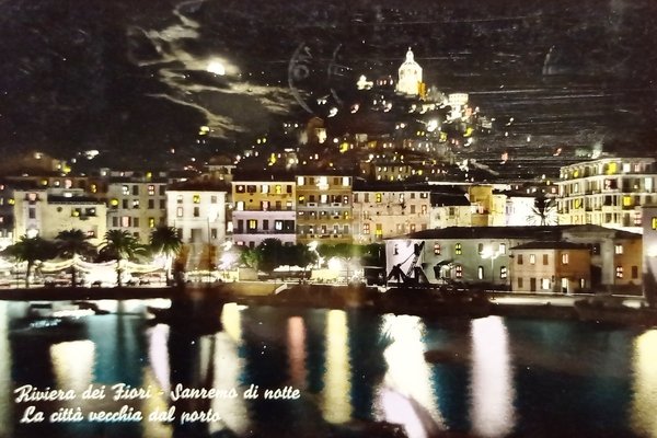 Cartolina - Riviera dei Fiori - Sanremo di Notte - …