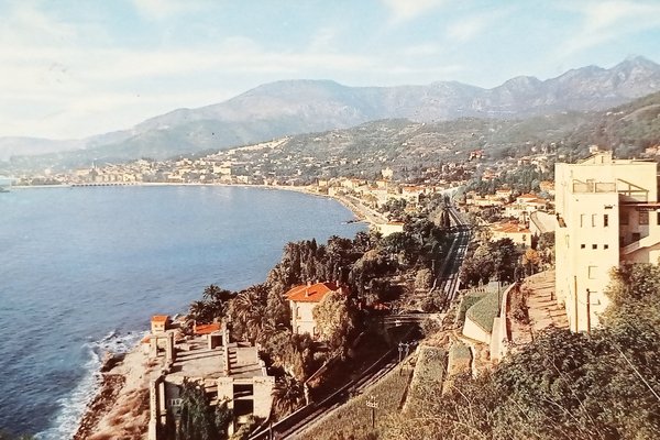 Cartolina - Grimaldi - Riviera dei Fiori - Mentone visto …