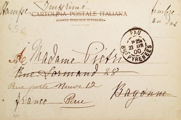 Cartolina - Genova - Truogoli di S. Brigida - 1900