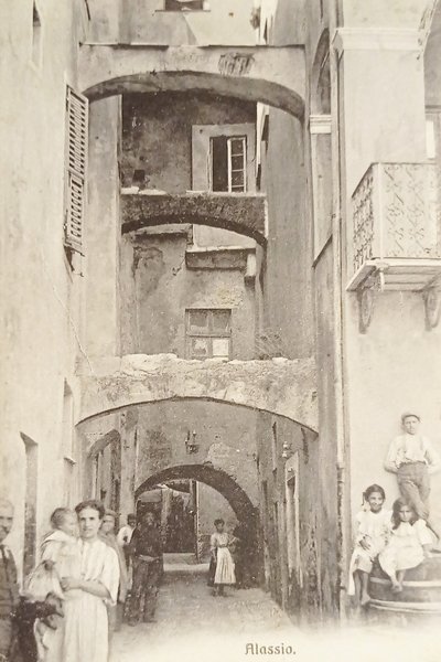 Cartolina - Alassio ( Savona ) - 1911
