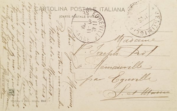 Cartolina - Ventimiglia - Panorama - 1911