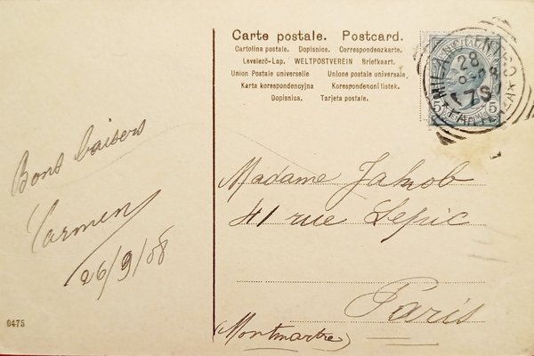 Cartolina - Milano - Il Duomo 1908