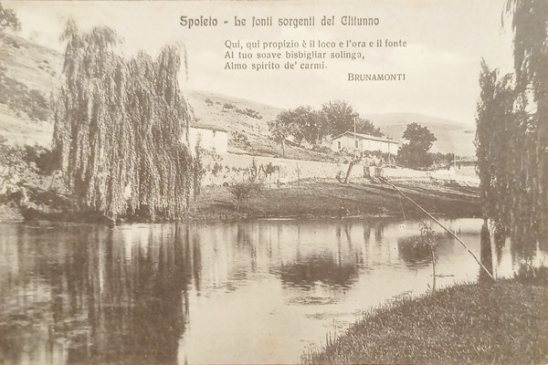 Cartolina - Spoleto - Le Fonti Sorgenti del Clitunno - …