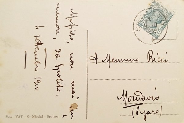 Cartolina - Spoleto - Le Fonti Sorgenti del Clitunno - …