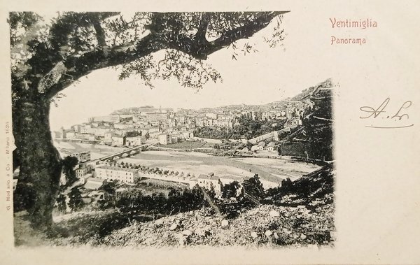 Cartolina - Ventimiglia ( Imperia ) - Panorama - 1902