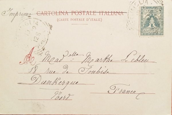 Cartolina - Ventimiglia ( Imperia ) - Panorama - 1902