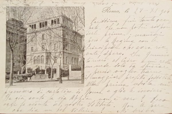 Cartolina - Istituto Internazionale Grand Convitto per Signorine - Roma …