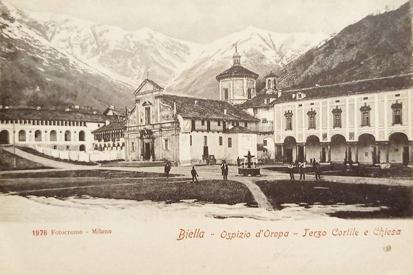 Cartolina - Biella - Ospizio d'Oropa - Terzo Cortile e … | Immagine Gallery 1