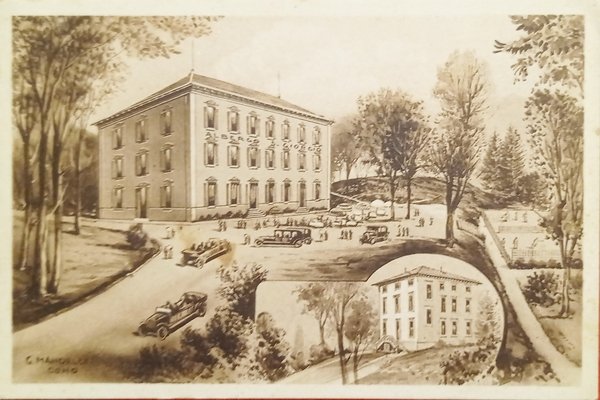 Cartolina - Albergo San Giorgio - Valbrona - 1920 ca.