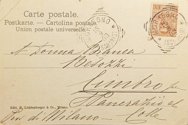 Cartolina Milano - Porta Ticinese - Militari - Maggio 1898 …