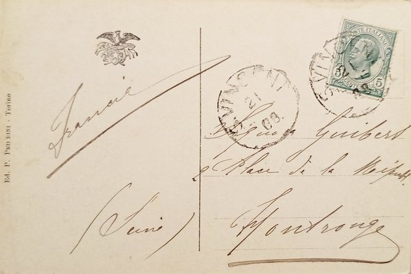 Cartolina - Grand Hotel S. Vincent - 1908