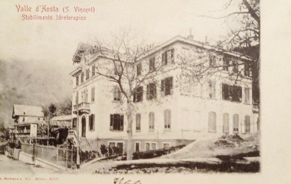 Cartolina - Saint Vincent ( Valle d'Aosta ) - Stabilimento …