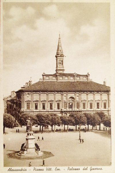 Cartolina - Alessandria - Piazza Vittorio Emanuele - Palazzo del …