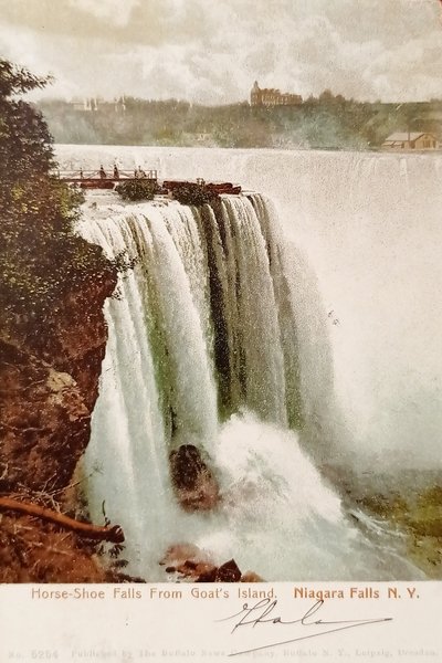Cartolina - Horseshoe Falls From Goat Island - Niagara Falls …