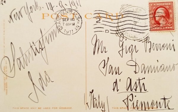 Cartolina - South Station - Boston, Massachusetts - 1911