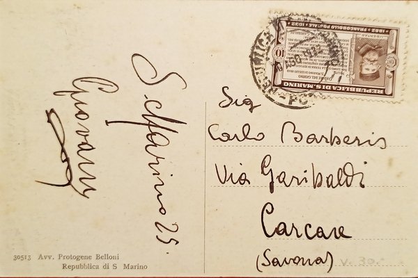 Cartolina - Repubblica di S. Marino - Palazzo Pubblico e …