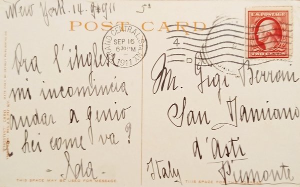 Cartolina - Copley Square - Boston, Massachusetts - 1911