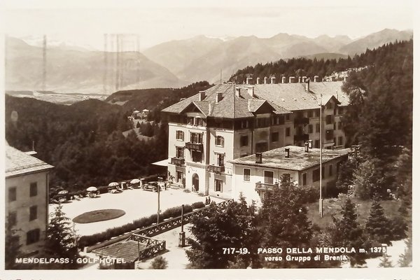Cartolina - Passo della Mendola verso Gruppo di Brenta - …