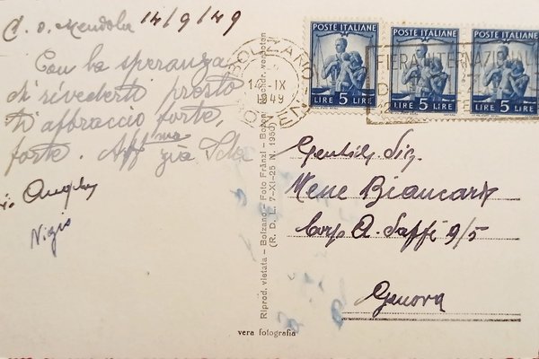 Cartolina - Passo della Mendola verso Gruppo di Brenta - …