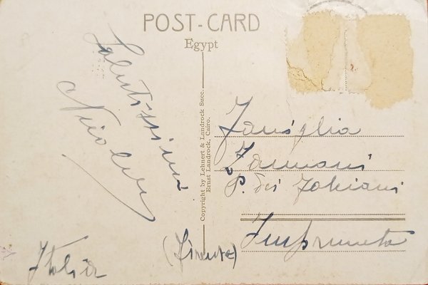 Cartolina - Port Said - Arrival of a Streamer - …