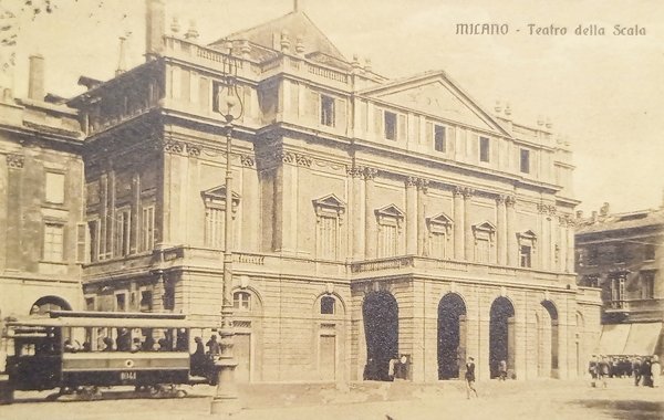 Cartolina - Milano - Teatro della Scala - 1919