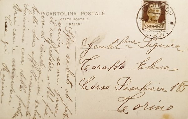 Cartolina - Aymavilles ( Villanova Baltea ) - Monumento ai …