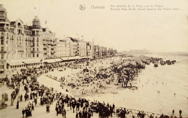 Cartolina - Ostende - Vue Generale de la Plage vers …