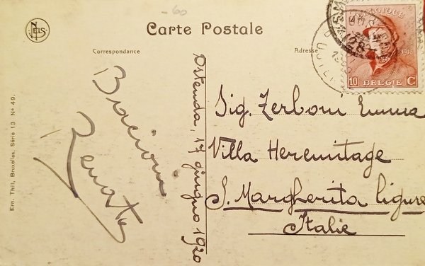 Cartolina - Ostende - Vue Generale de la Plage vers …