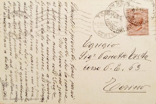 Cartolina - Montecatini Alto - S. Sebastiano e Villa Livi …