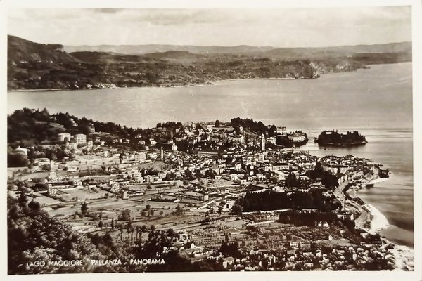 Cartolina - Lago Maggiore - Pallanza - Panorama - 1934