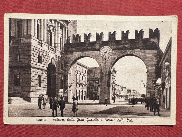 Cartolina - Verona - Palazzo della Gran Guardia e Portoni …
