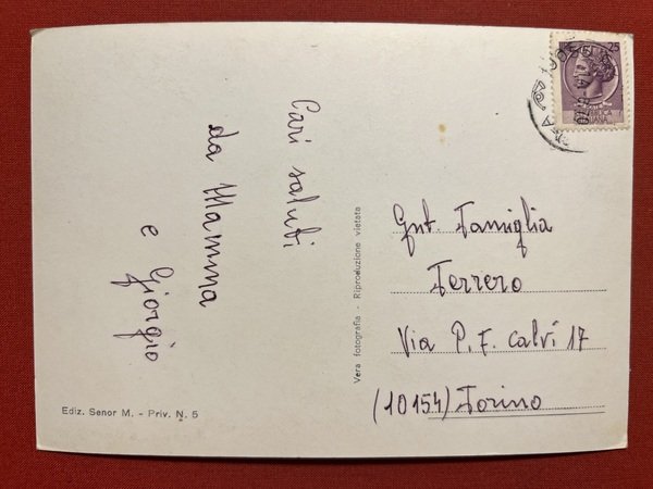 Cartolina - Mocchie ( Torino ) - Valle di Susa …